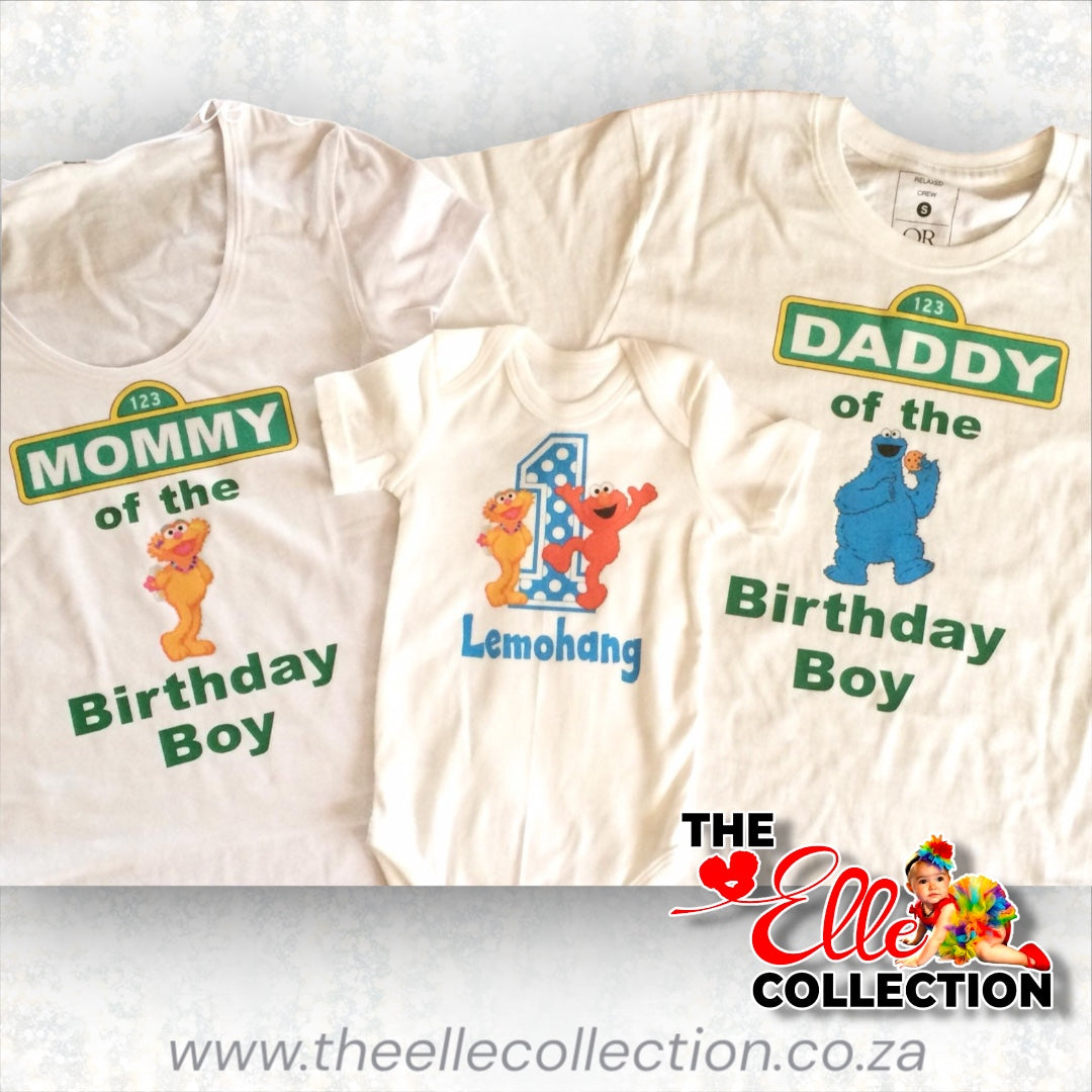 Takalani Sesame / Sesame Street Themed Kid's T-Shirt (or Baby Bodyvest) *Design 1