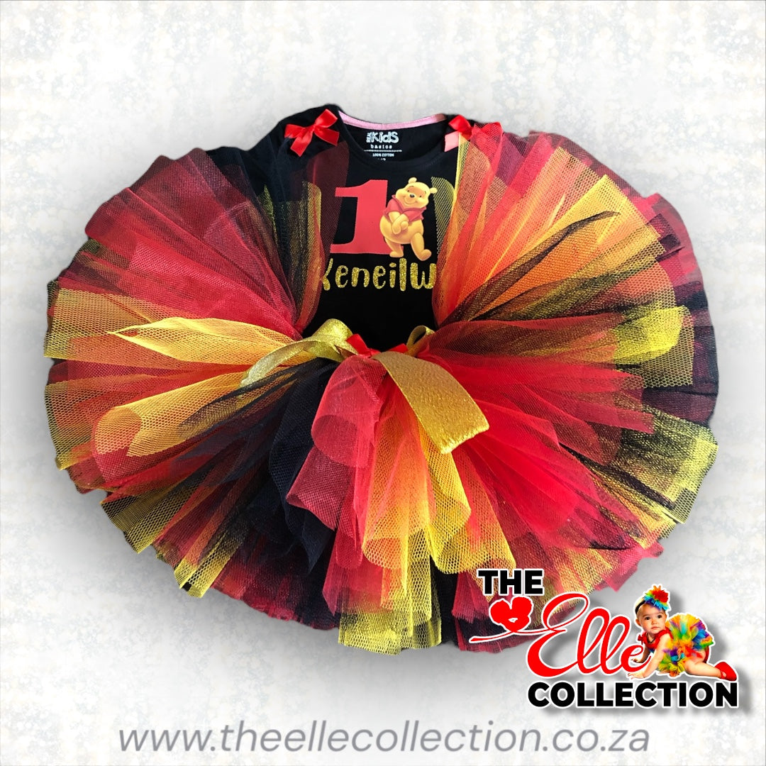 Winnie the Pooh themed Birthday Tutu outfit