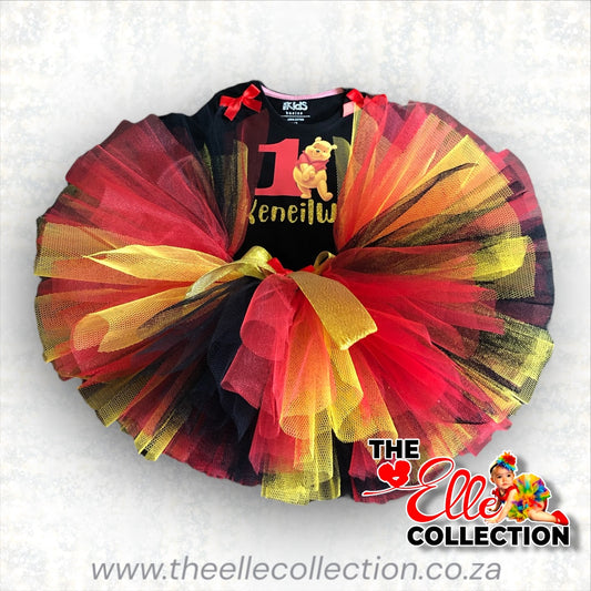 Winnie the Pooh themed Birthday Tutu outfit