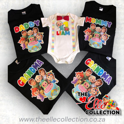 Cocomelon themed Adult T-Shirt *Design 1