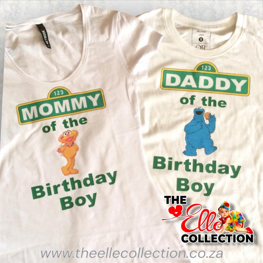 Takalani Sesame / Sesame Street themed Adult T-Shirt *Design 1