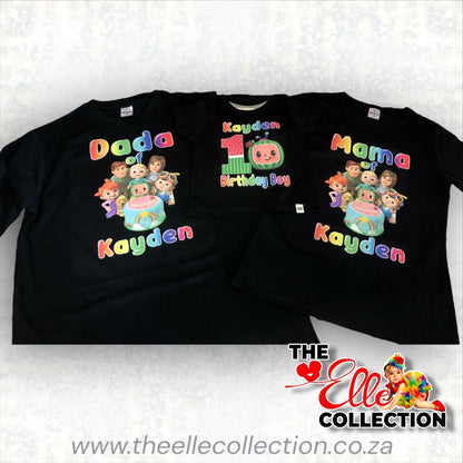 Cocomelon Personalised Printed T-Shirt (Adult Sizes)
