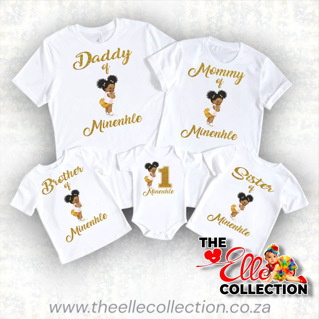 Afropuff Baby themed Personalised T-Shirts - From R170 to R210 - Long or Short sleeved